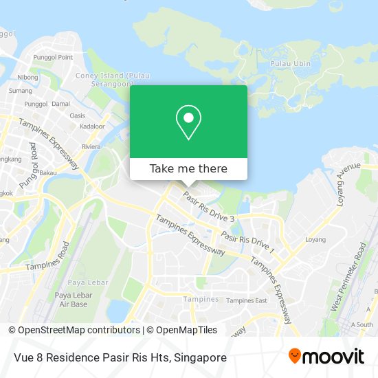 Vue 8 Residence Pasir Ris Hts地图