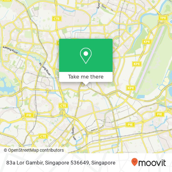 83a Lor Gambir, Singapore 536649地图