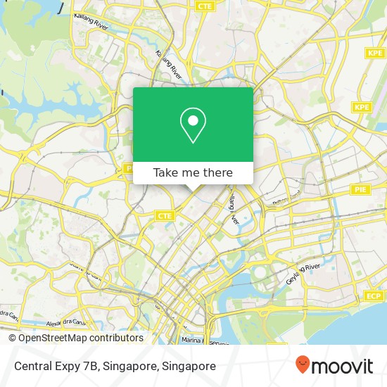 Central Expy 7B, Singapore map