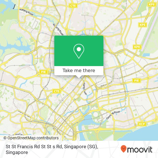 St St Francis Rd St St s Rd, Singapore (SG)地图