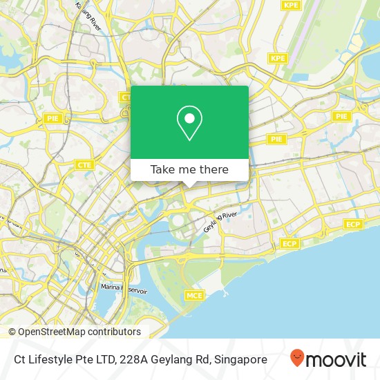 Ct Lifestyle Pte LTD, 228A Geylang Rd map