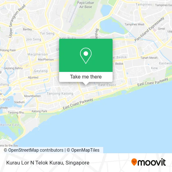 Kurau Lor N Telok Kurau地图