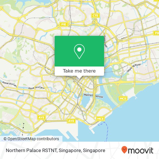 Northern Palace RSTNT, Singapore map