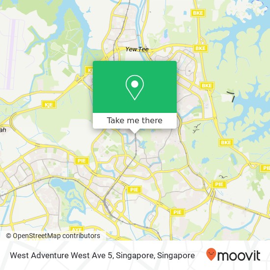 West Adventure West Ave 5, Singapore map