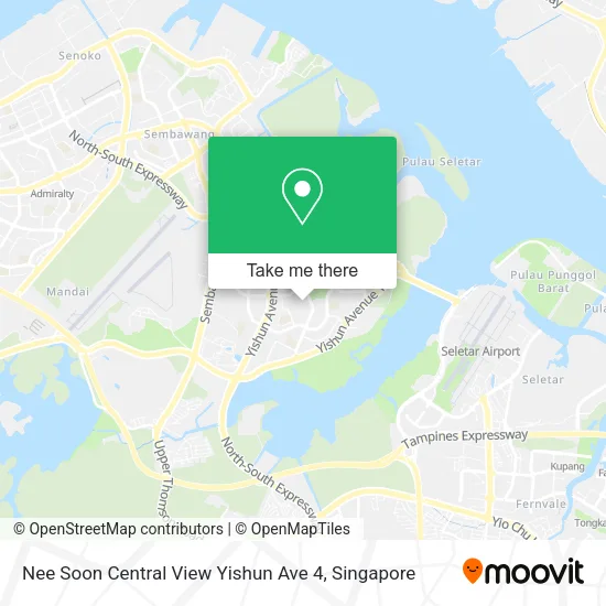 Nee Soon Central View Yishun Ave 4 map