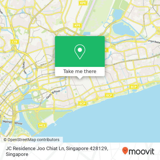 JC Residence Joo Chiat Ln, Singapore 428129 map