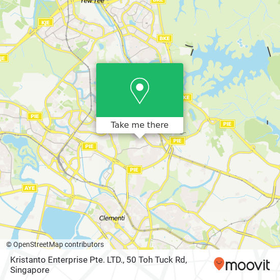 Kristanto Enterprise Pte. LTD., 50 Toh Tuck Rd map