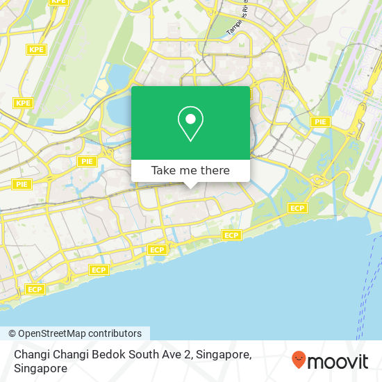 Changi Changi Bedok South Ave 2, Singapore地图