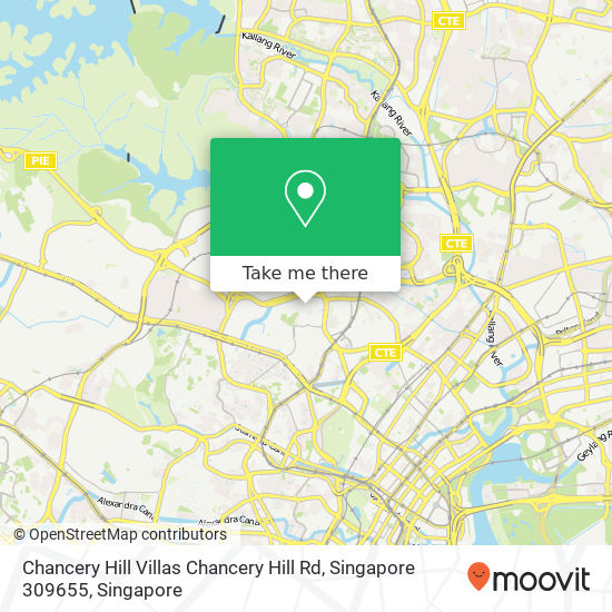 Chancery Hill Villas Chancery Hill Rd, Singapore 309655地图