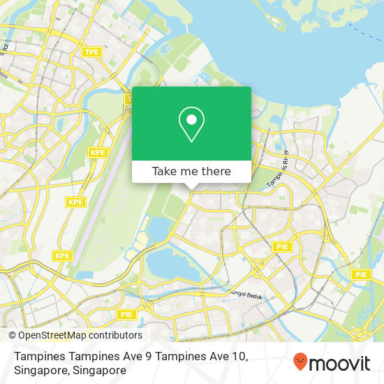 Tampines Tampines Ave 9 Tampines Ave 10, Singapore map