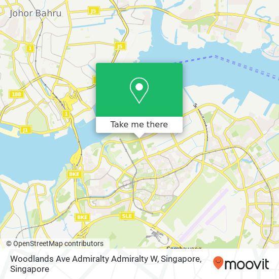 Woodlands Ave Admiralty Admiralty W, Singapore地图