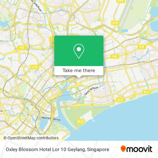 Oxley Blossom Hotel Lor 10 Geylang map