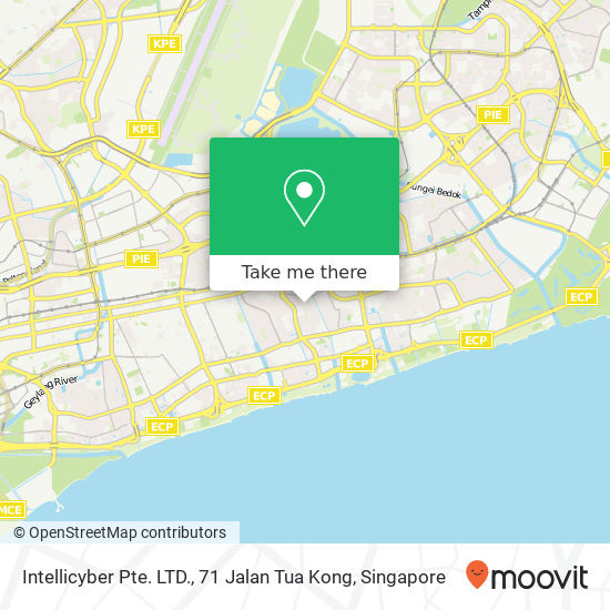 Intellicyber Pte. LTD., 71 Jalan Tua Kong地图