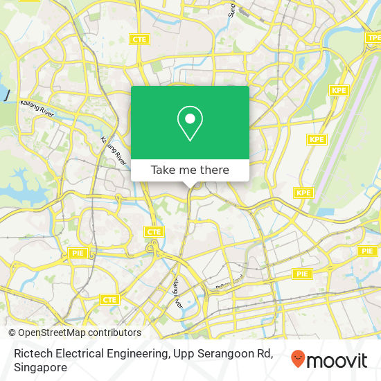Rictech Electrical Engineering, Upp Serangoon Rd地图