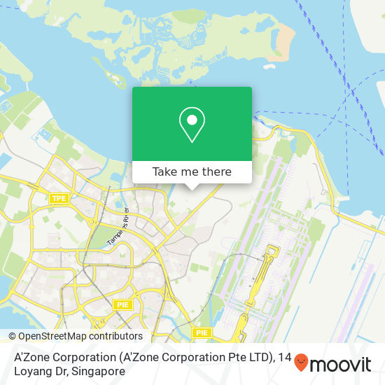 A'Zone Corporation (A'Zone Corporation Pte LTD), 14 Loyang Dr map