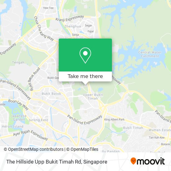The Hillside Upp Bukit Timah Rd map
