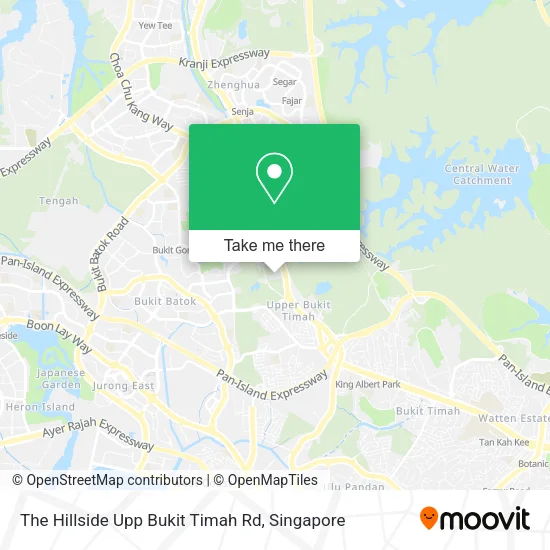 The Hillside Upp Bukit Timah Rd地图