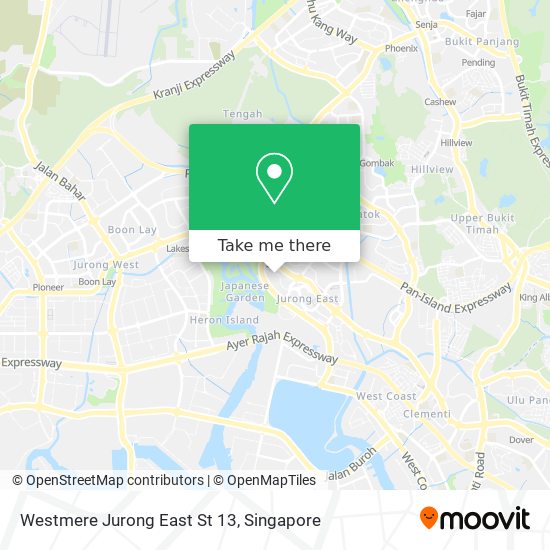 Westmere Jurong East St 13地图