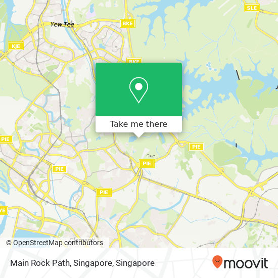 Main Rock Path, Singapore map