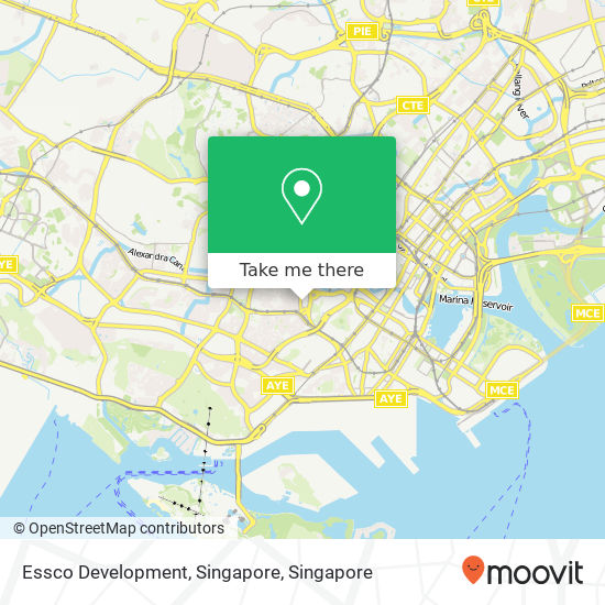 Essco Development, Singapore map