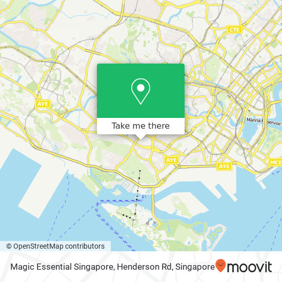 Magic Essential Singapore, Henderson Rd map