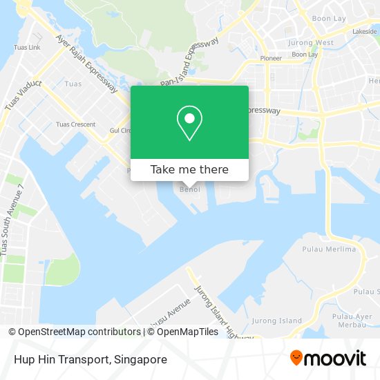 Hup Hin Transport map