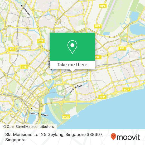 Skt Mansions Lor 25 Geylang, Singapore 388307 map