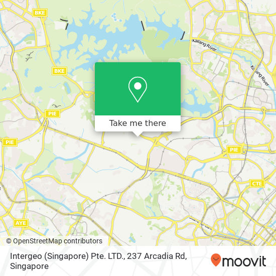 Intergeo (Singapore) Pte. LTD., 237 Arcadia Rd地图