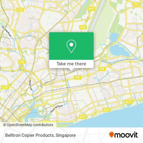 Belltron Copier Products map