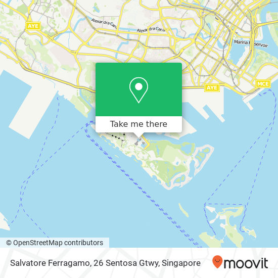 Salvatore Ferragamo, 26 Sentosa Gtwy map