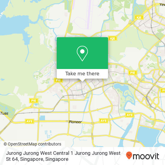 Jurong Jurong West Central 1 Jurong Jurong West St 64, Singapore map