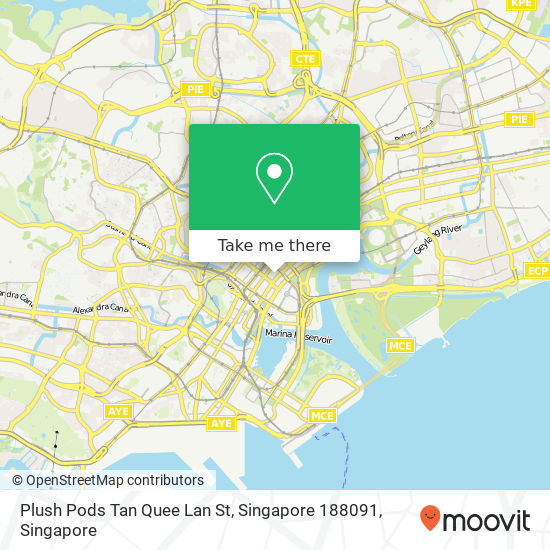 Plush Pods Tan Quee Lan St, Singapore 188091 map