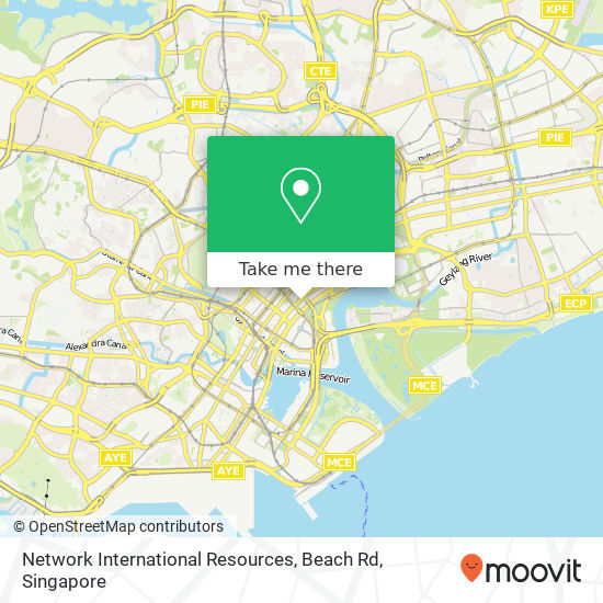 Network International Resources, Beach Rd地图