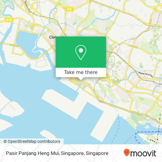 Pasir Panjang Heng Mui, Singapore map