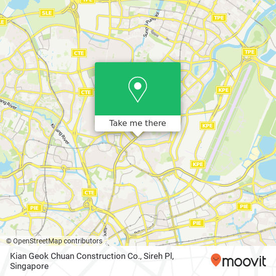 Kian Geok Chuan Construction Co., Sireh Pl map