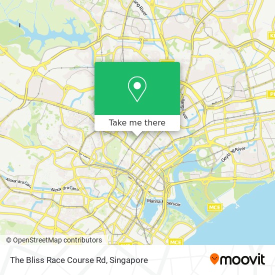 The Bliss Race Course Rd map