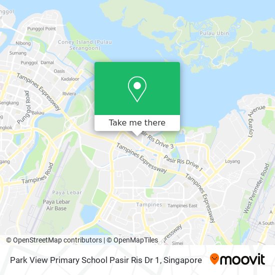 Park View Primary School Pasir Ris Dr 1 map