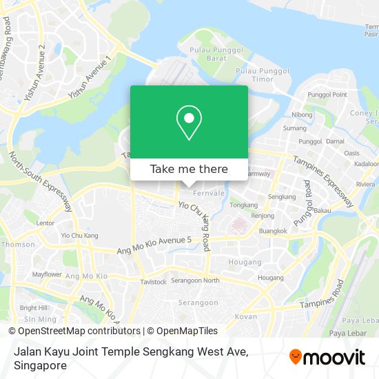 Jalan Kayu Joint Temple Sengkang West Ave map