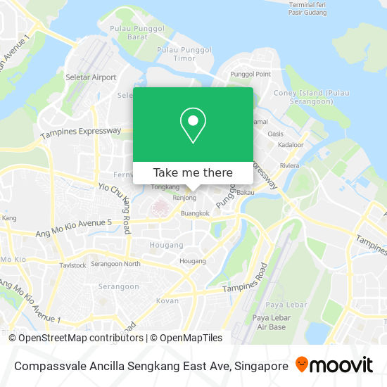 Compassvale Ancilla Sengkang East Ave地图