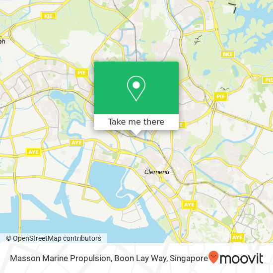 Masson Marine Propulsion, Boon Lay Way地图