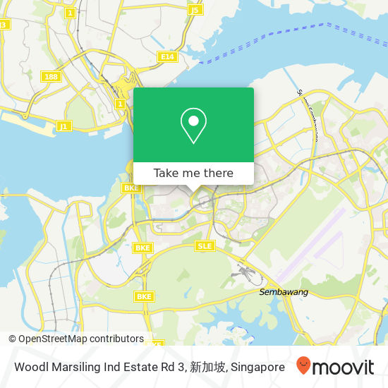 Woodl Marsiling Ind Estate Rd 3, 新加坡地图