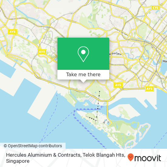 Hercules Aluminium & Contracts, Telok Blangah Hts map