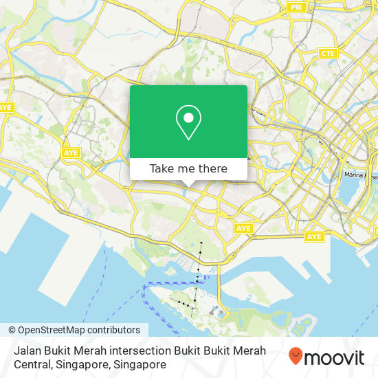 Jalan Bukit Merah intersection Bukit Bukit Merah Central, Singapore地图