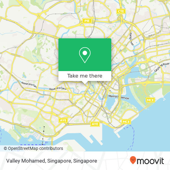 Valley Mohamed, Singapore地图