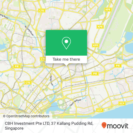 CBH Investment Pte LTD, 37 Kallang Pudding Rd地图