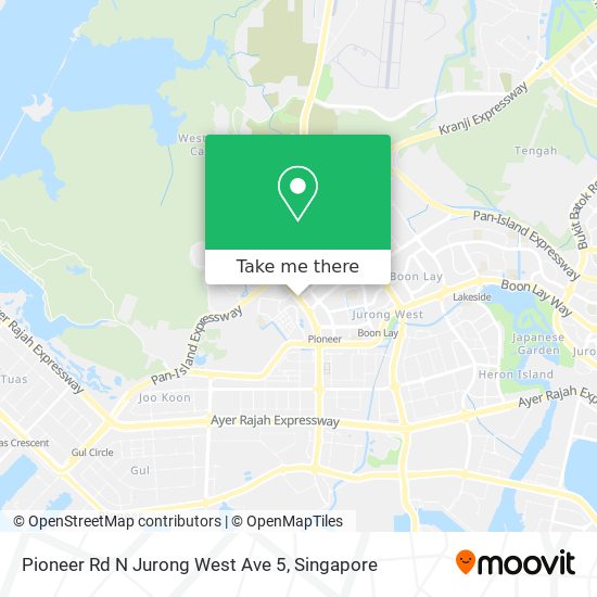 Pioneer Rd N Jurong West Ave 5 map