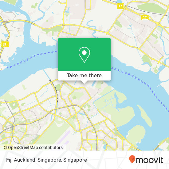Fiji Auckland, Singapore map