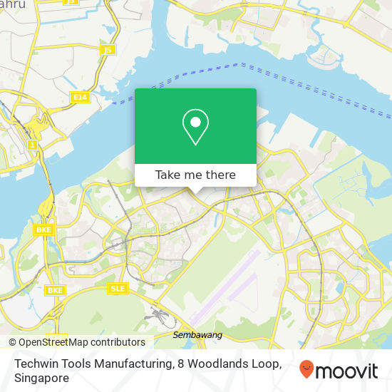 Techwin Tools Manufacturing, 8 Woodlands Loop地图