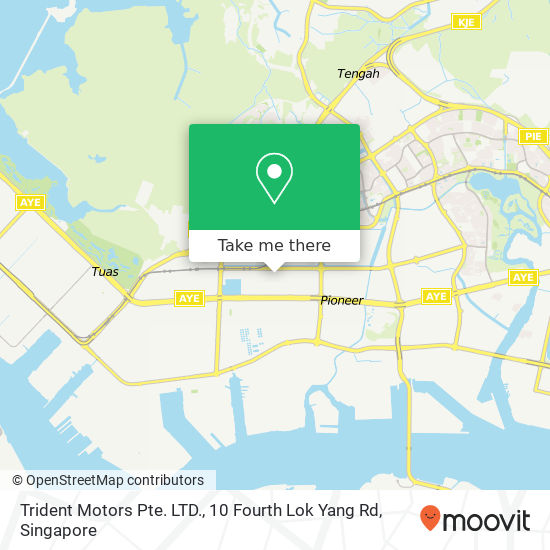 Trident Motors Pte. LTD., 10 Fourth Lok Yang Rd地图