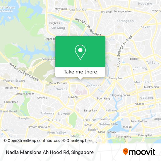 Nadia Mansions Ah Hood Rd map